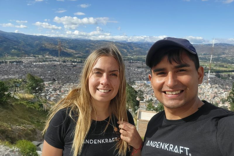 Maren und Justinian Gomez Moreno, Gründungsteam von Andenkraft Porträtfoto